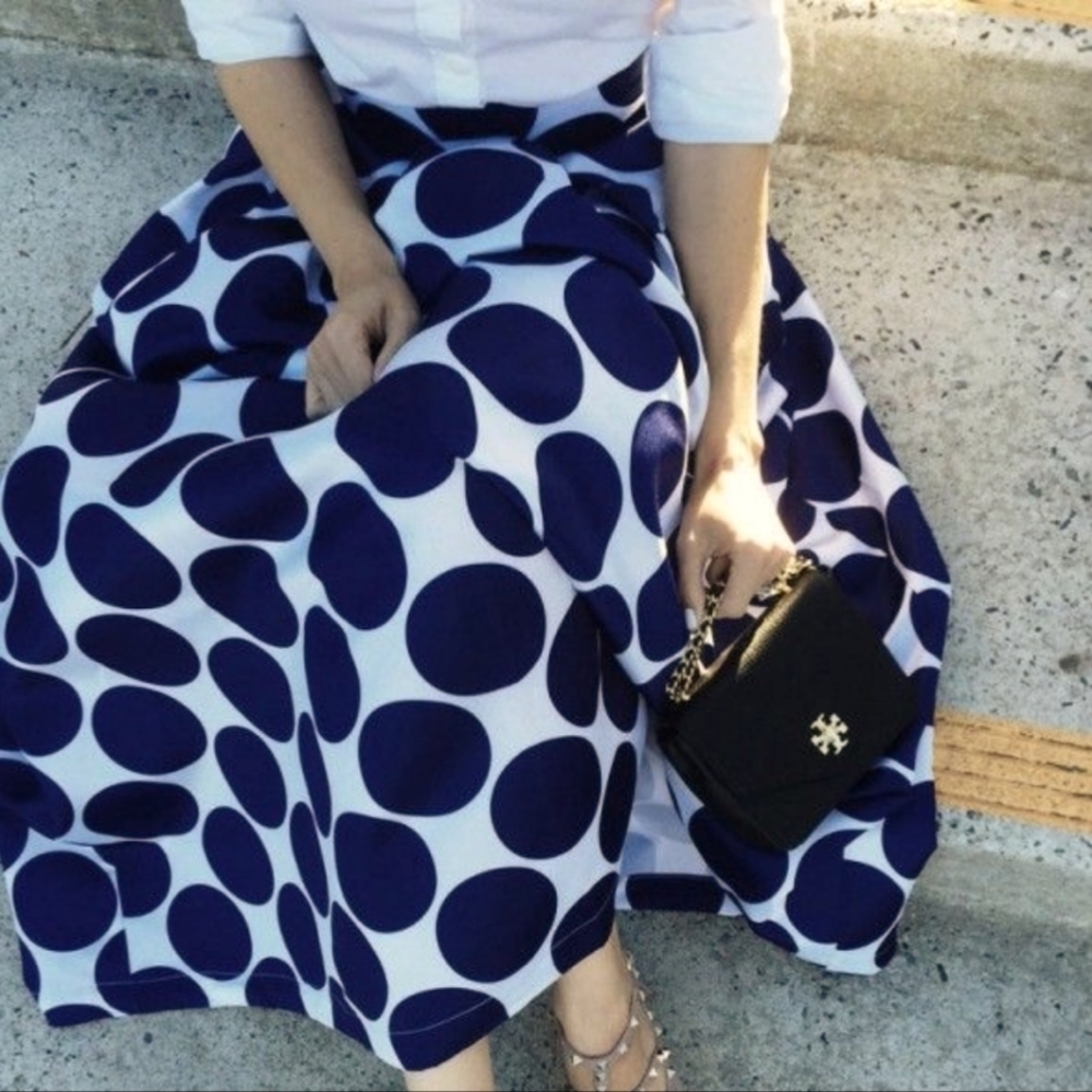 High Waisted Maxi Skirt